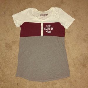 PINK night time shirt!!